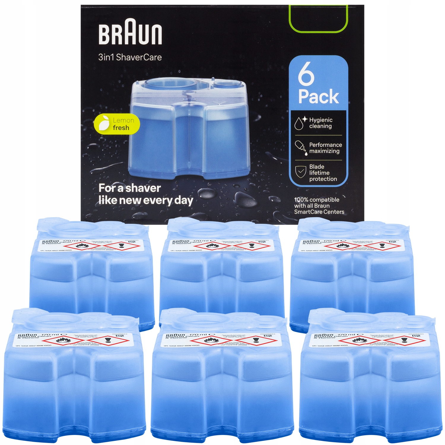 Wkład Płyn Do Golarek Braun Ccr 5+1 Clean&rene Do Czyszczenia Wymienny