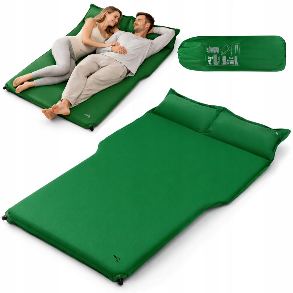 Mata Samopompująca Samochodowa Turystyczna Dwuosobowa Kempingowa Poduszka