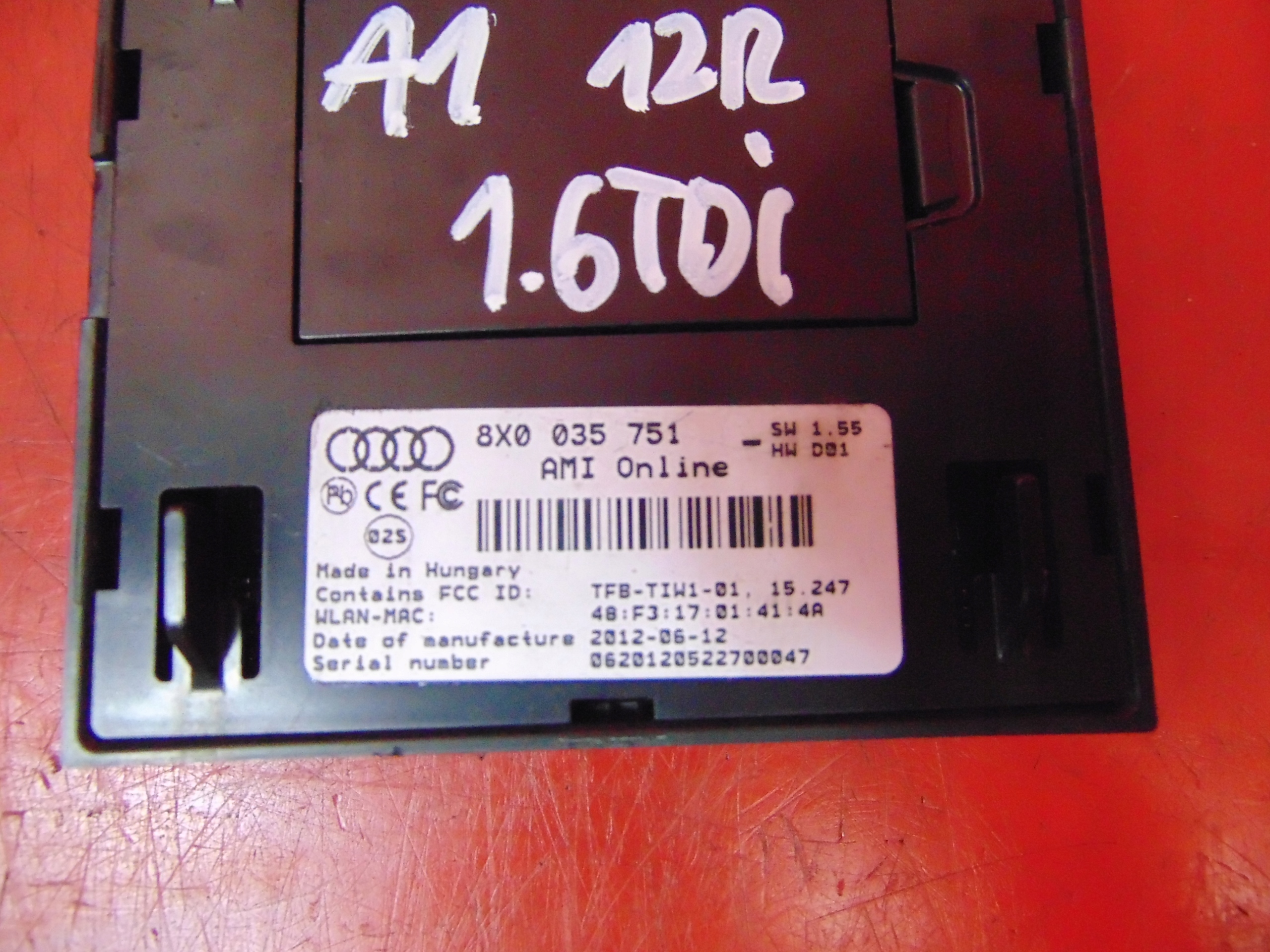 AUDI A1 8X MUSIC INTERFACE ONLINE AMI 8X0035751