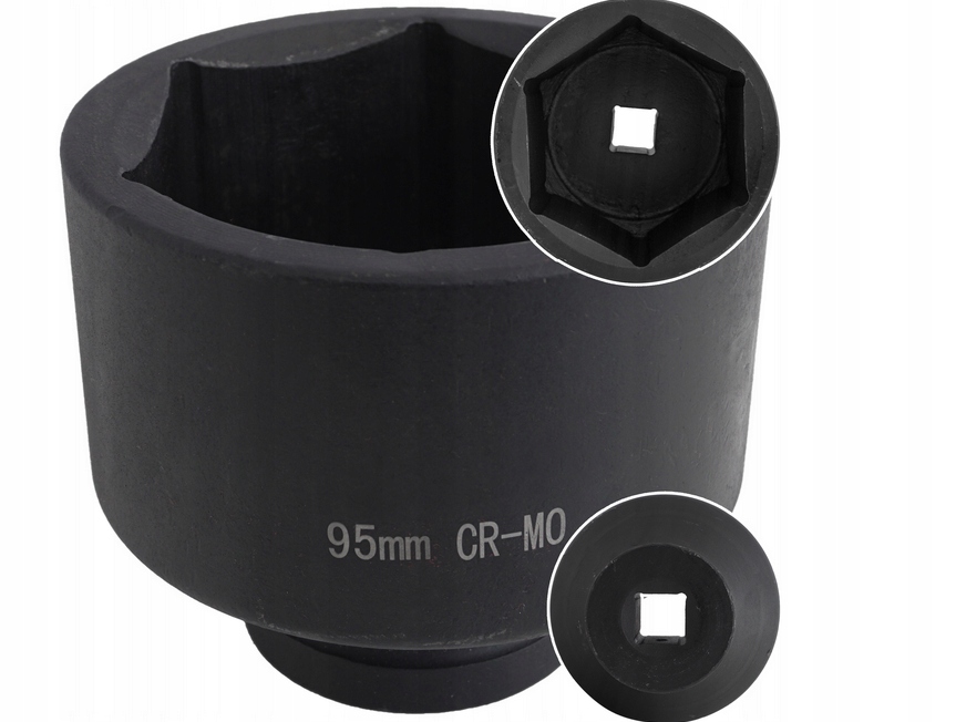 NASADKA UDAROWA SZEŚCIOKĄTNA KLUCZ 1'' CAL 95 MM