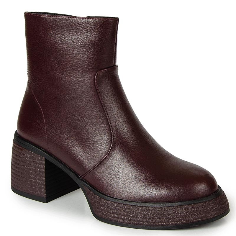 S.barski CR62-3369 Bordové Kotníkové Boty 38