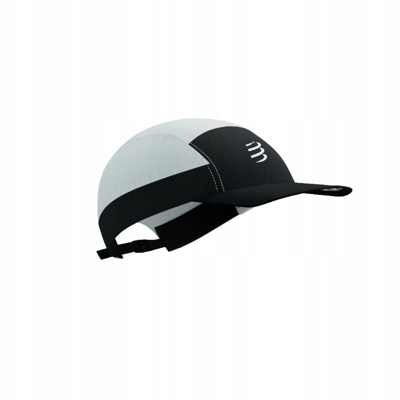 Compressport Czapka biegowa 5 Panel Light Cap White/Black
