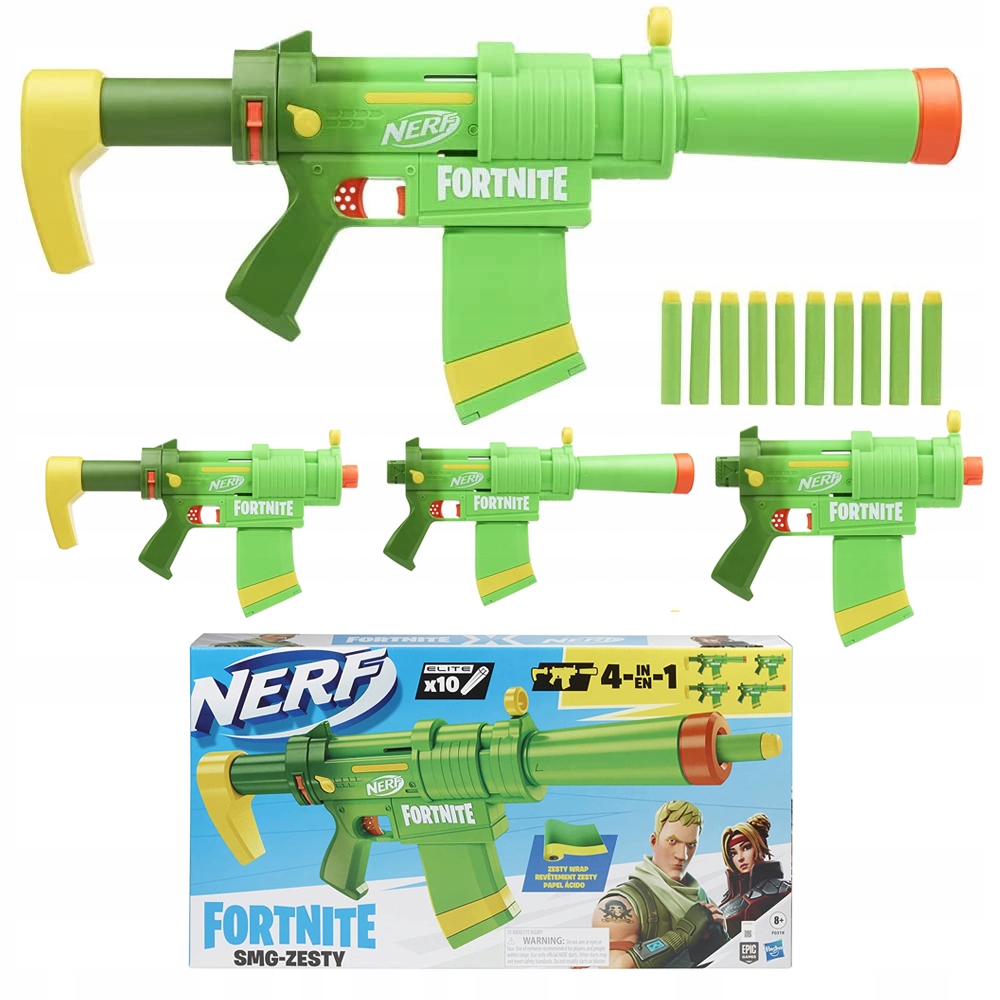 

Pistolet Nerf Fortnite Modulus Smg-zesty Elite 4w1
