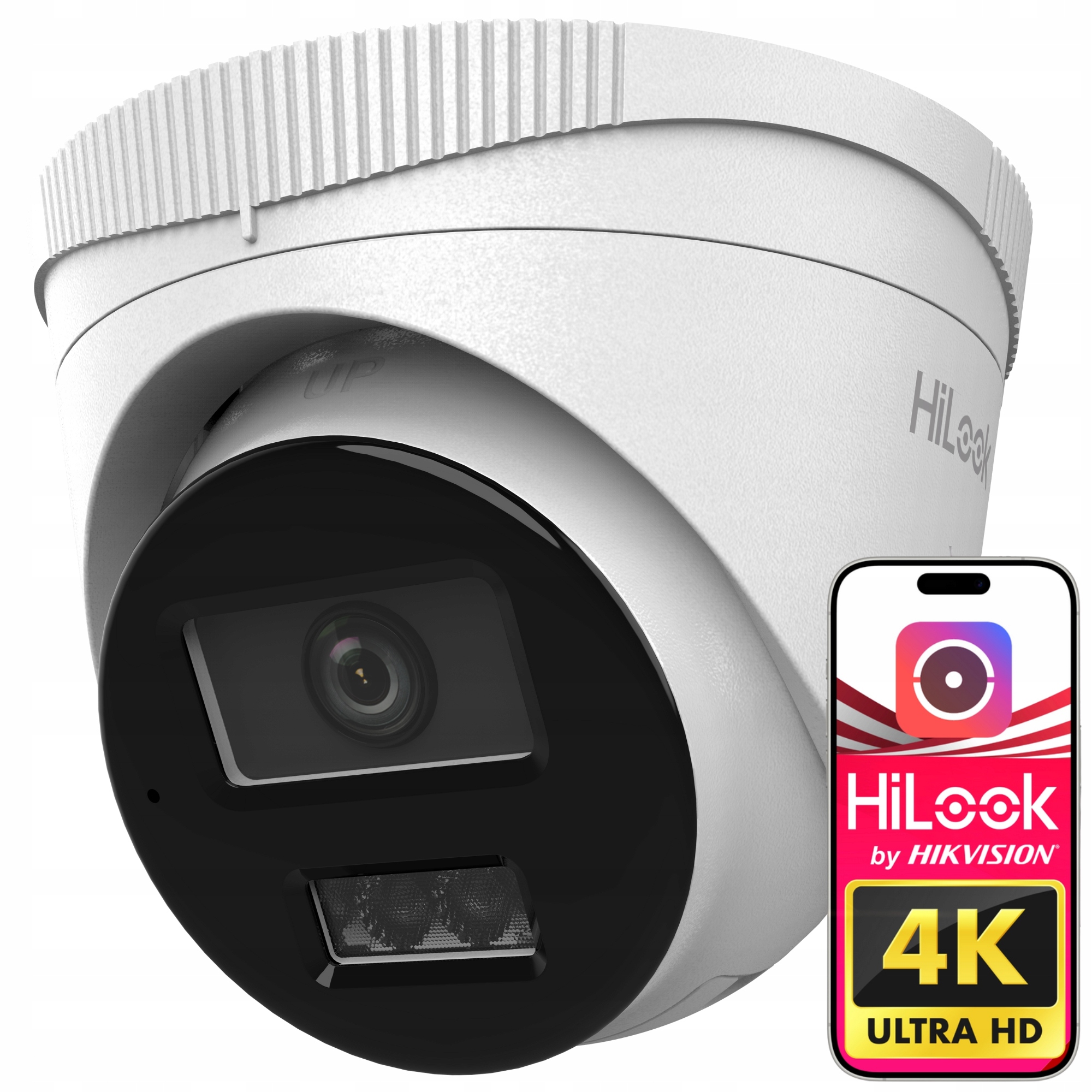 Kamera IPCAM-T8-30DL 8MPX Ip IR30M Smart Hybrid Light Detekcja