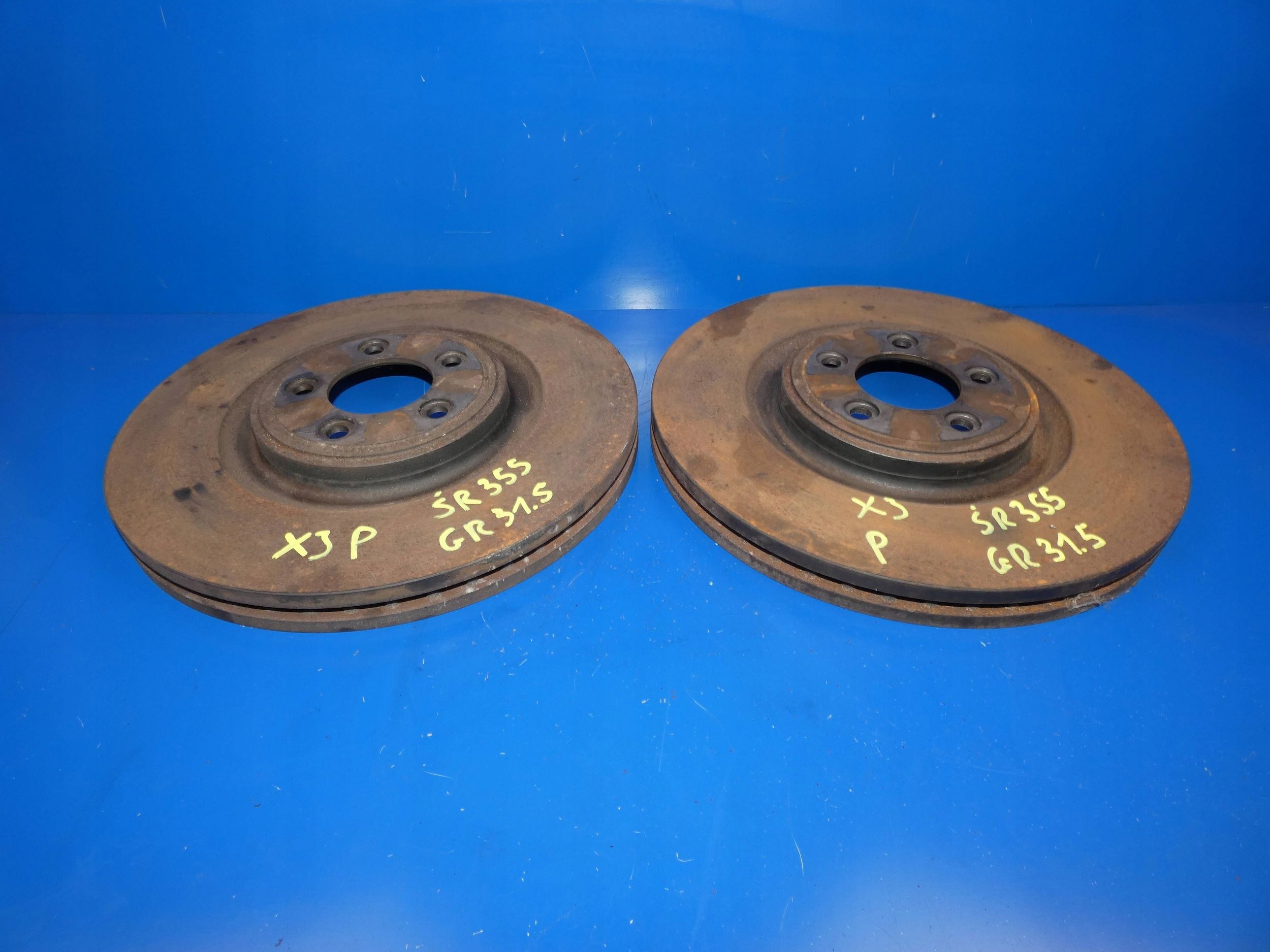 JAGUAR XJ X351 discs brake front front SR:355 KOMPLET