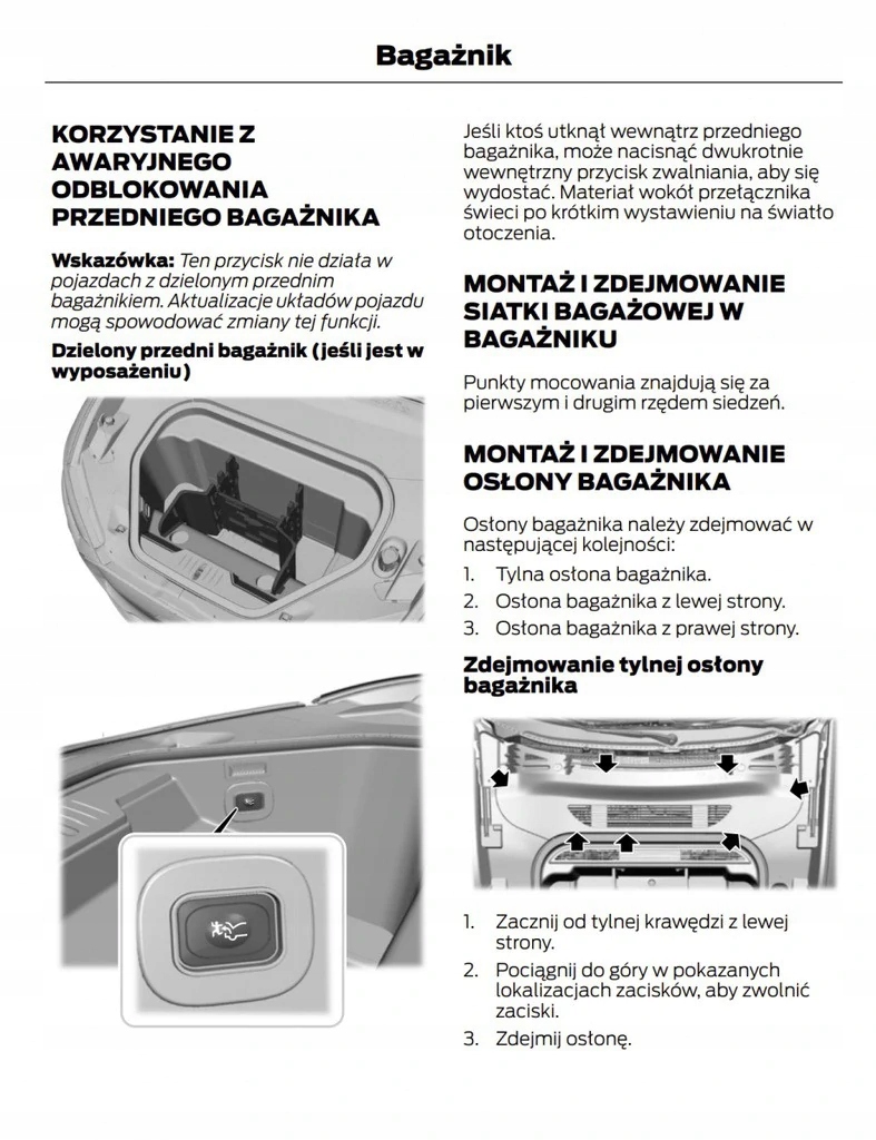 Ford Mustang MACH-E Instrukcja Obsługi Marka Ford