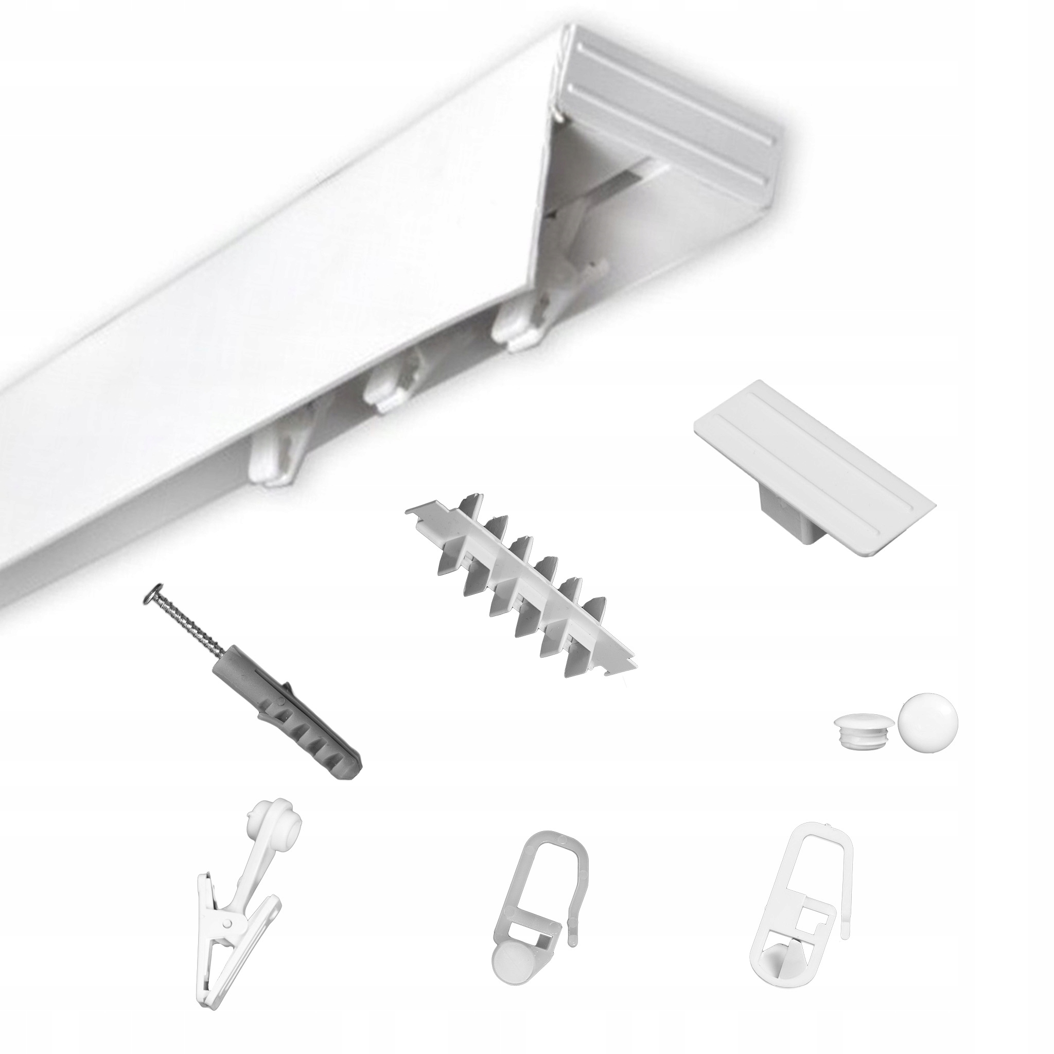 

Szyna Sufitowa I-torowa z Maskownicą Na Wymiar