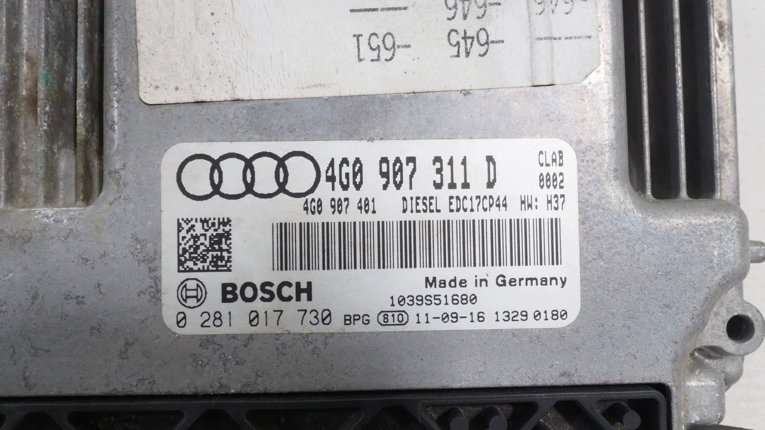 Audi A6 C7 3.0 Centralina computer Motore 4G0907311D