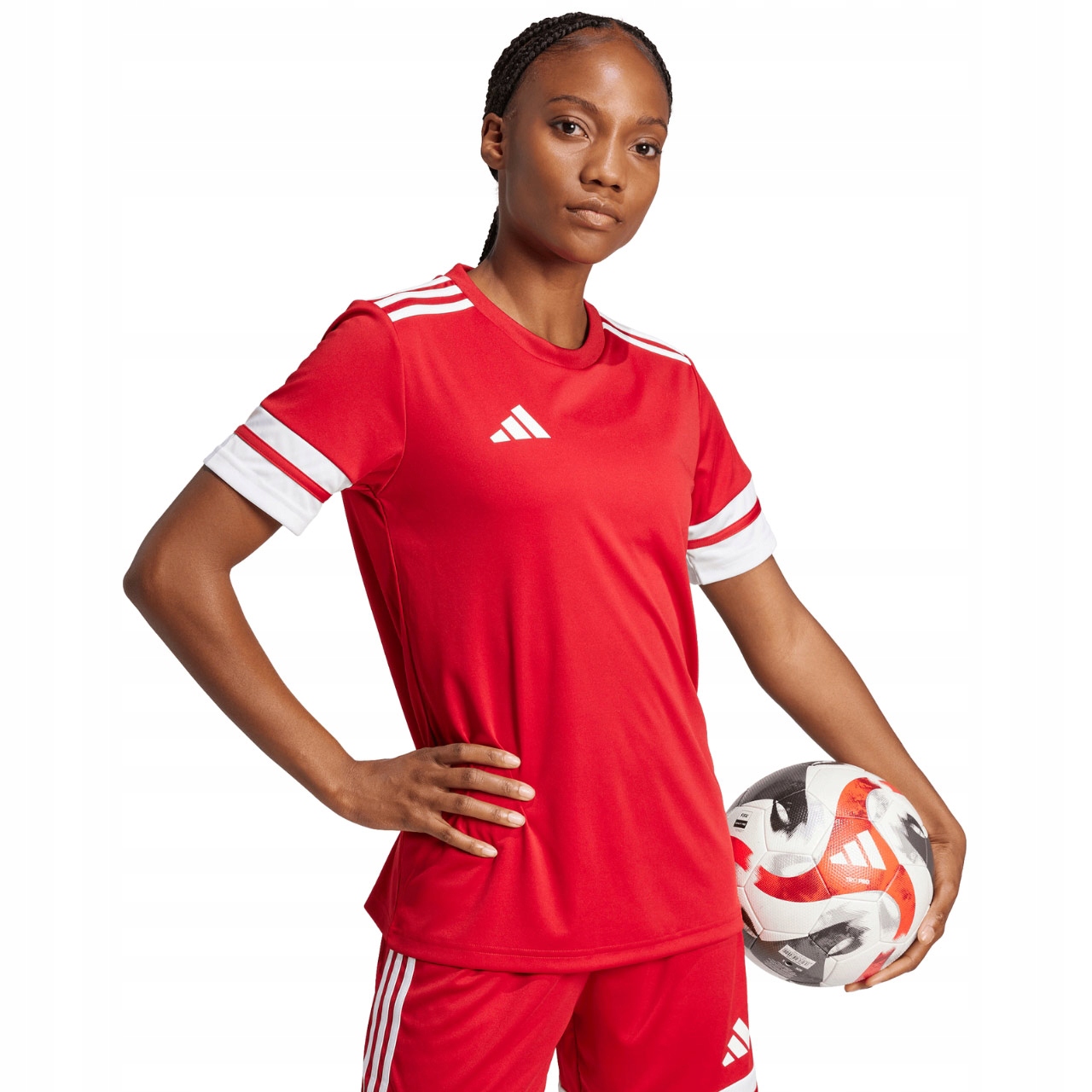 Koszulka damska adidas Squadra 25 Jersey czerwona JI9985 R. L