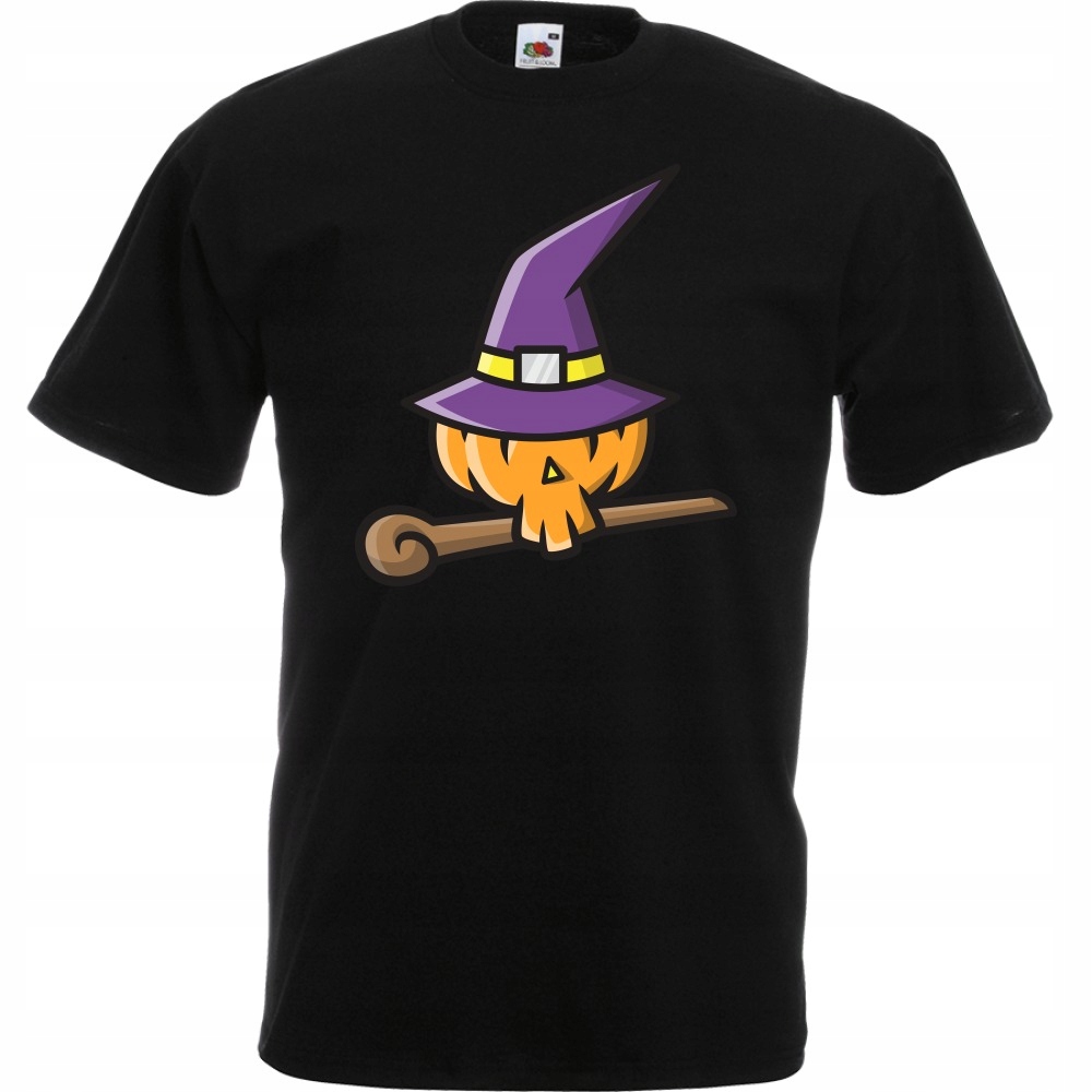 

Koszulka halloween czarownica dynia XL czarna