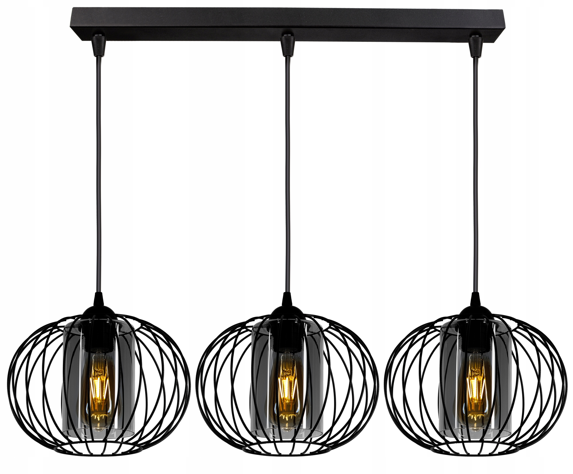 

Nowoczesna Lampa Wisząca Sufitowa Szkło Loft Led
