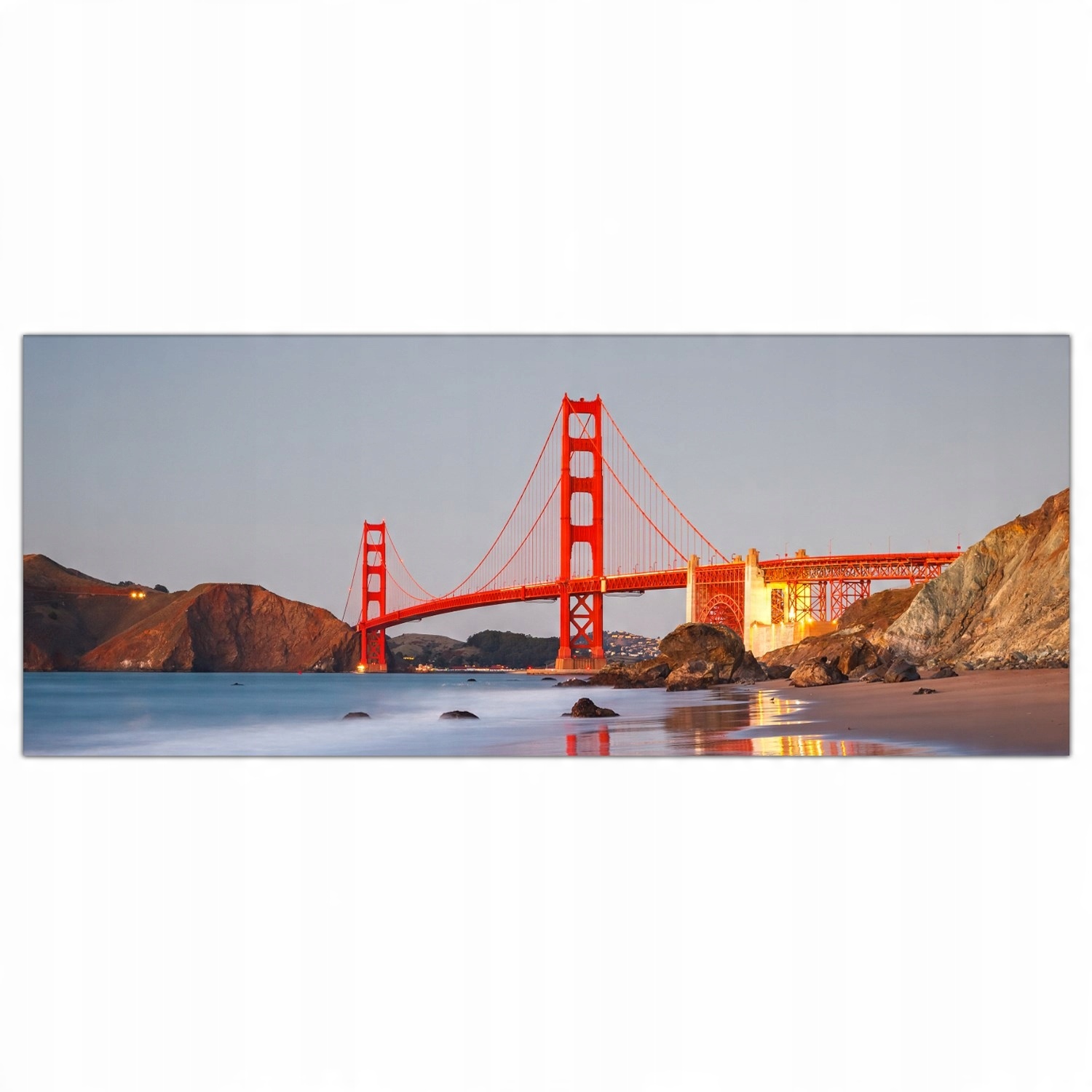 

Hartowany Obraz Szklany Golden Gate Most 125x50