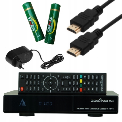 ZGEMMA H7s DEKODER 4K ENIGMA2 TWIN + COMBO 2xSAT + 1xDVB-T2