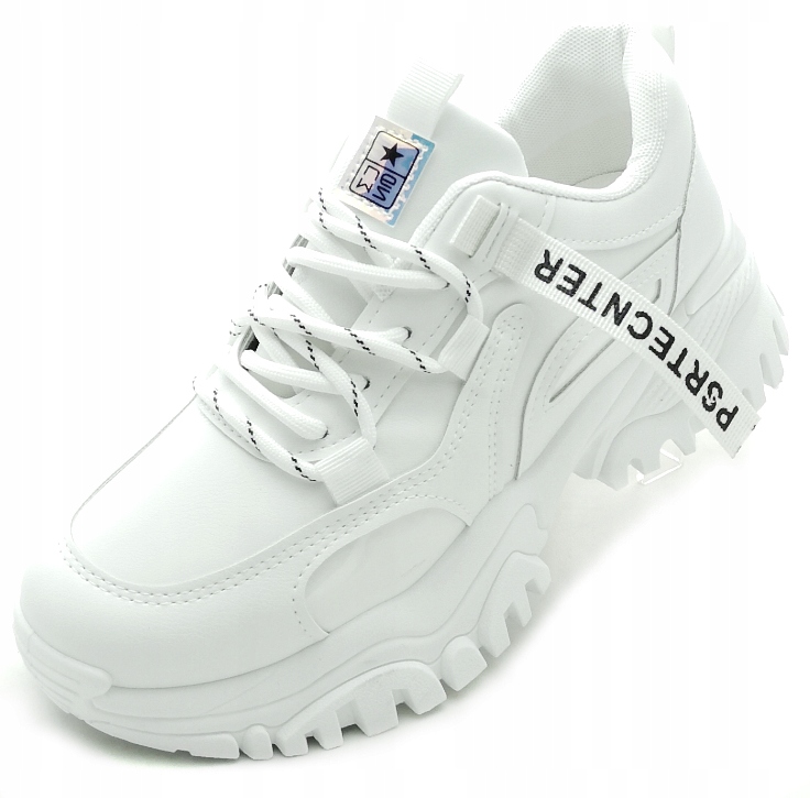 

Sneakersy na wyższej podeszwie ugly sneaker 3925