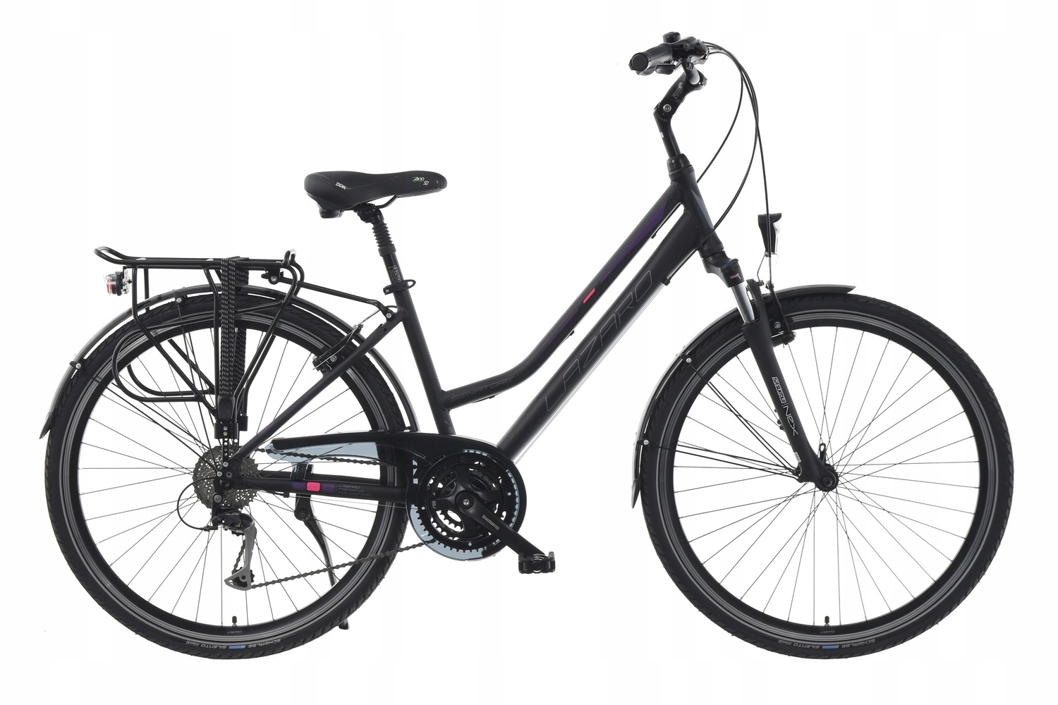 LAZARO SENATORE V3 ROWER TREKING DAMSKI WYGODNY 28 ALIVIO 17 CZARNY