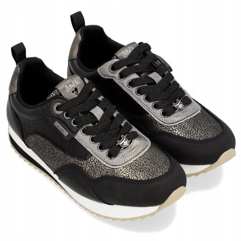 Dámské polobotky Anekke 39380-843 černé Eko Kůže VEL.38