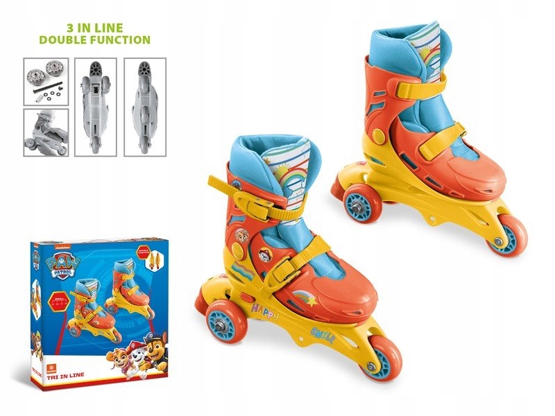 Dětské kolečkové brusle Paw Patrol Tri-inline Skates 29-32