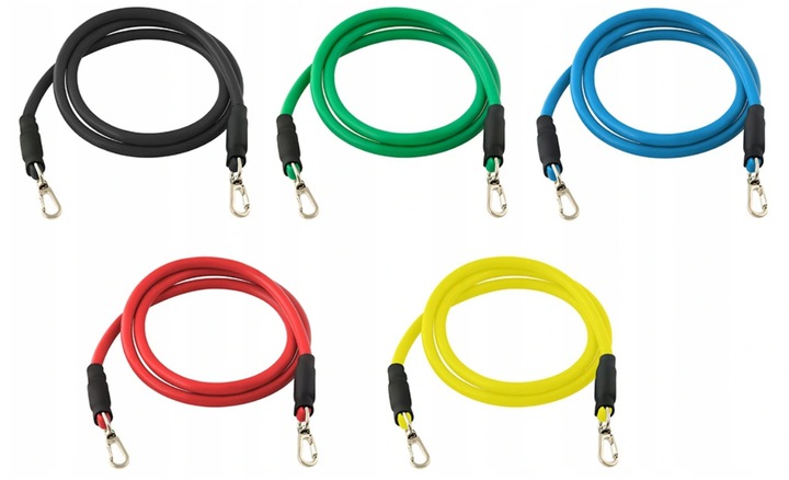 5 GUM OPOROWYCH DO ĆWICZEŃ SIŁOWYCH GUMY ZESTAW Kod producenta XJ3738