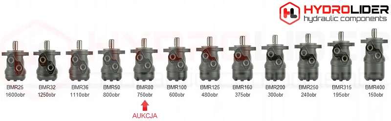 SILNIK HYDRAULICZNY BMR 80 O2W32 PT HYDROLIDER Producent części Hydrolider