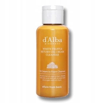 d'Alba White Truffle Return Oil Cream Cleanser Odličovací kosmetika 65 Ml
