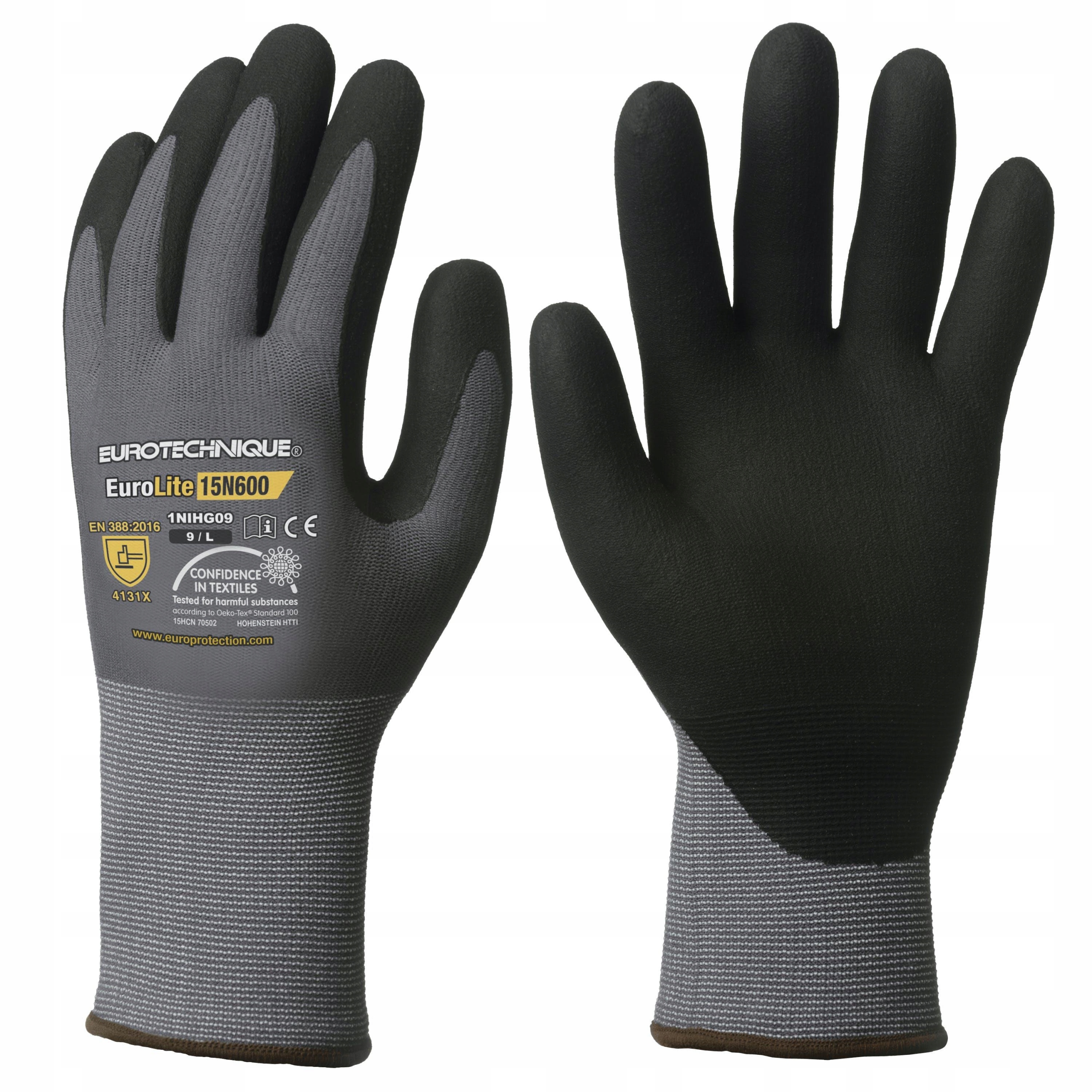 

Rękawice Robocze Wytrzymałe Coverguard Eurolite 9
