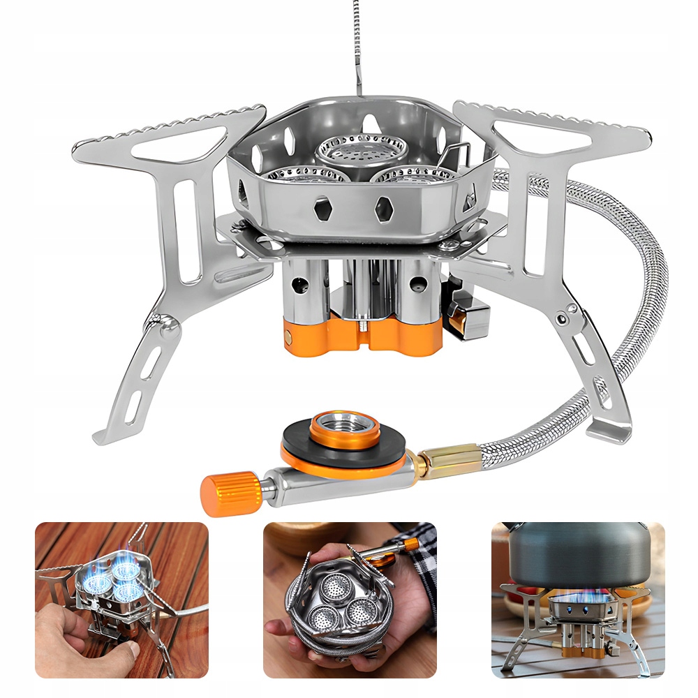 Turistický mini plynový skládací vařič