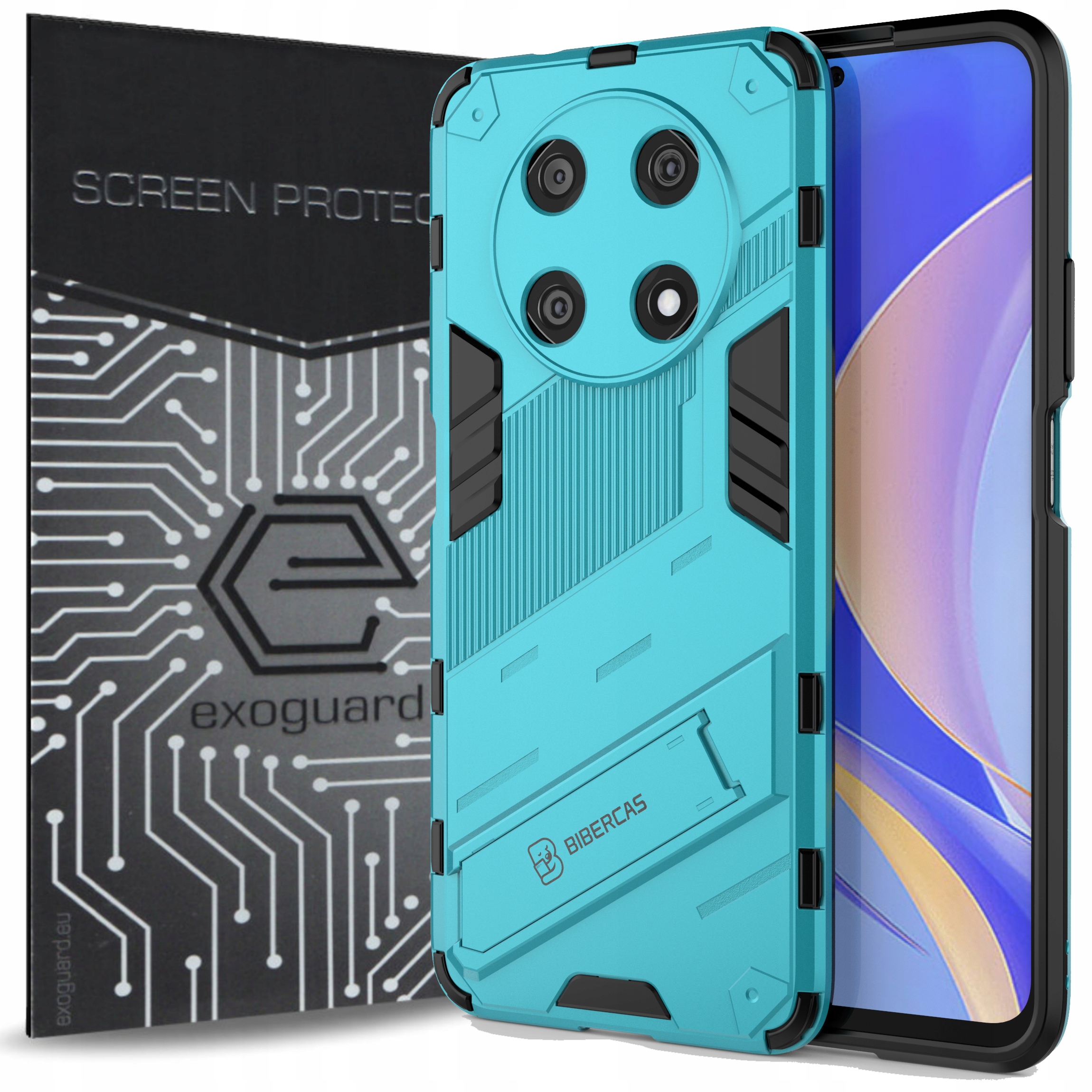

Obudowa Etui Pancerne+szkło do Huawei Nova Y90