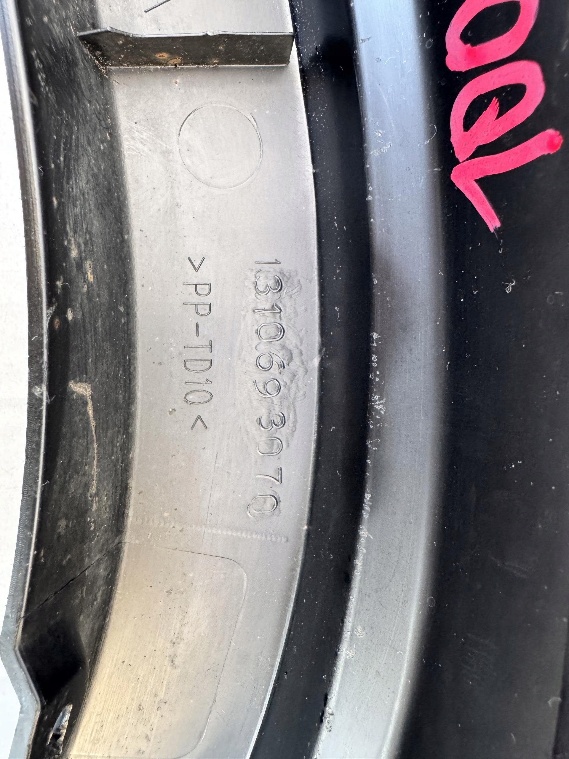DUCATO BOXER JUMPER MAX 17- modanatura NADKOLA minigonne parafango sinistra nero
