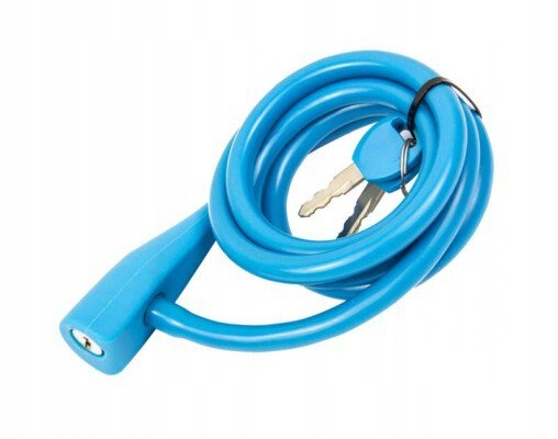 

Zamek linka rowerowa niebieska 10 x 1350cm spirala