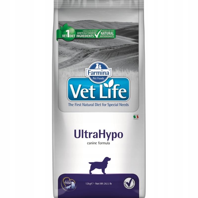 Suché krmivo Farmina Vet Life Ultrahypo Dog 12 kg