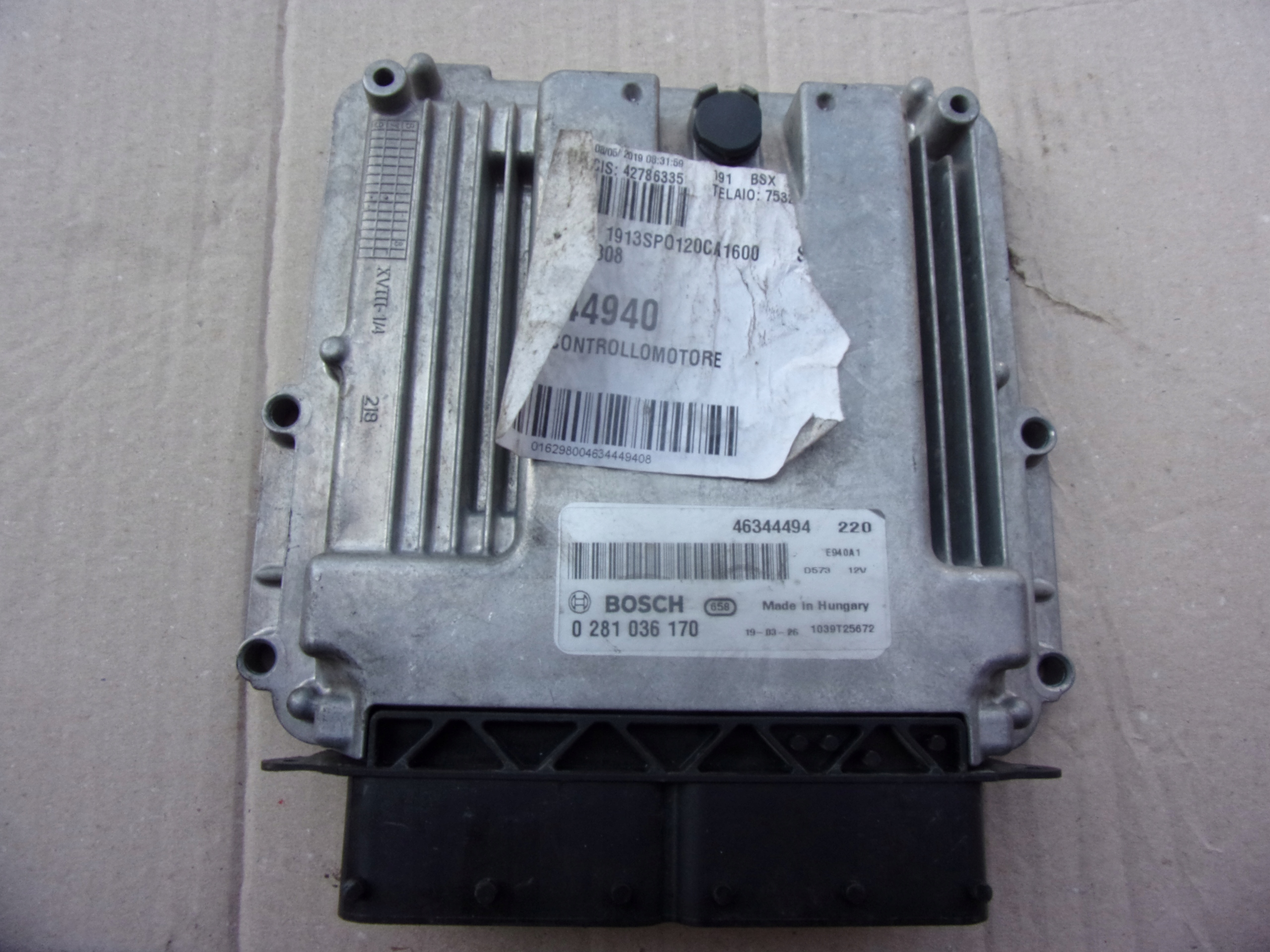 ALFA ROMEO GIULIETTA 2.0 M-JET KOMPUTER 46344494