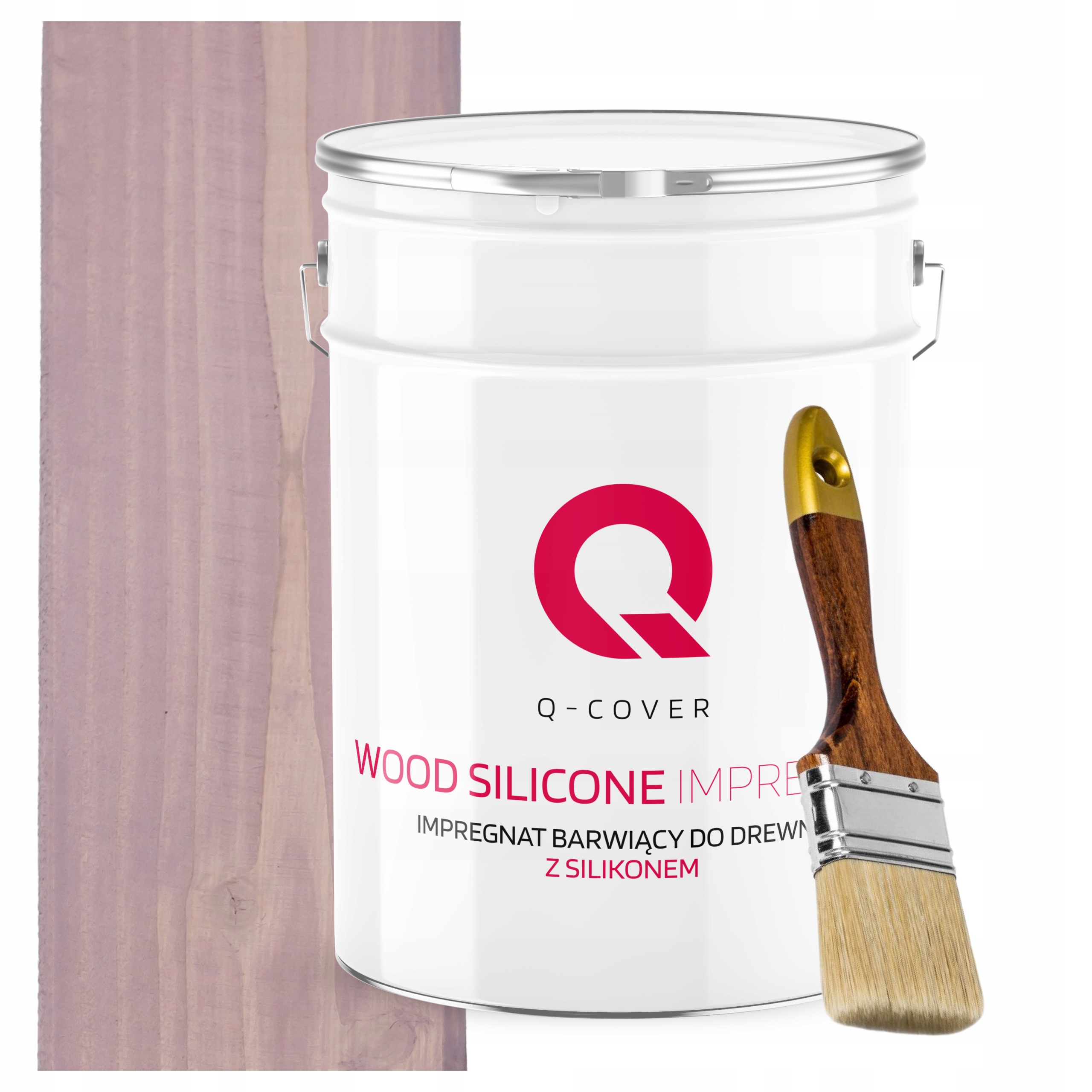 Impregnace Na Dřevo Barva Se Silikonem Chron Barvy Pudrová Růžová 10 L Dárek