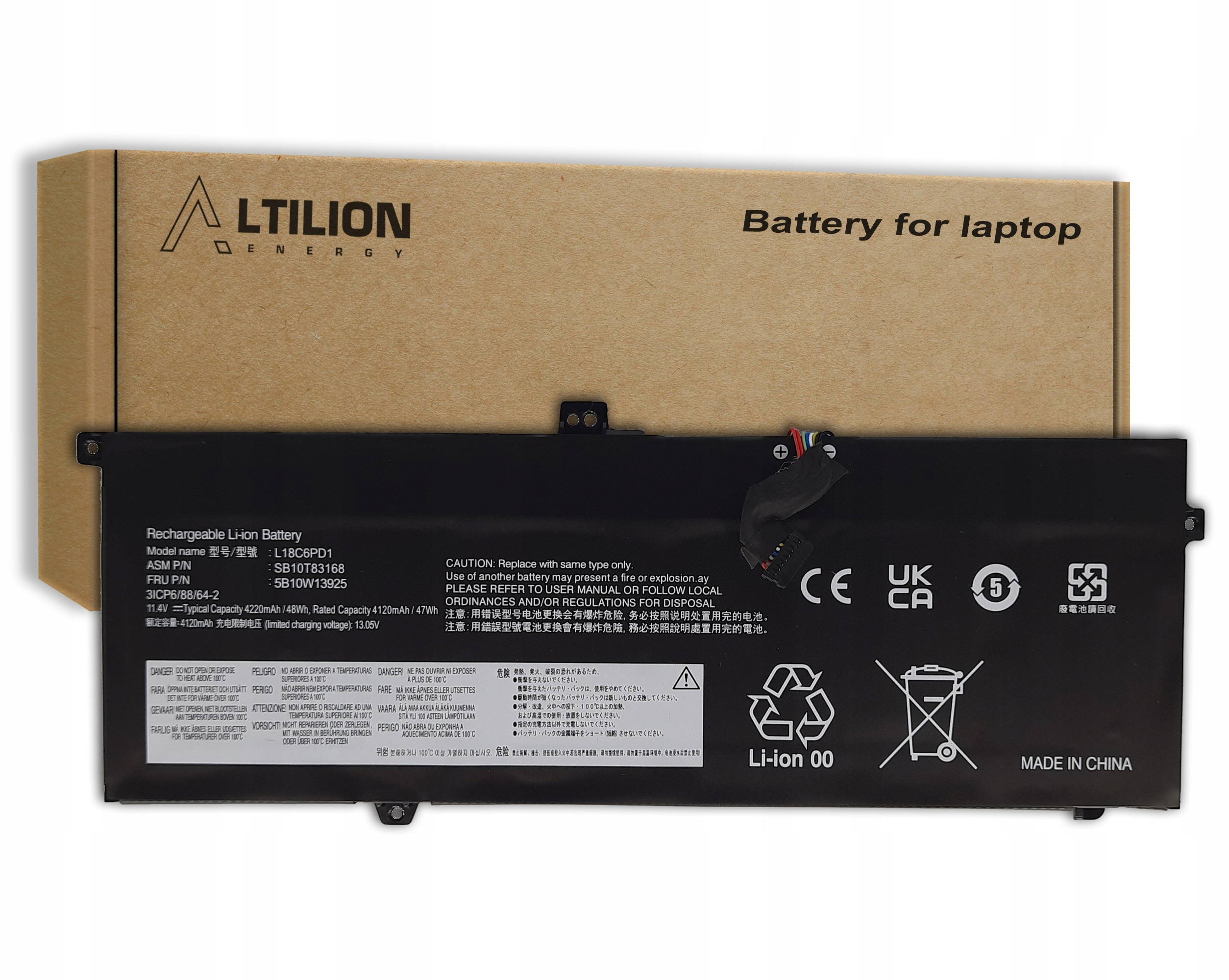 Baterie Altilion Energy L18C6PD1 kompatibilní s Lenovo