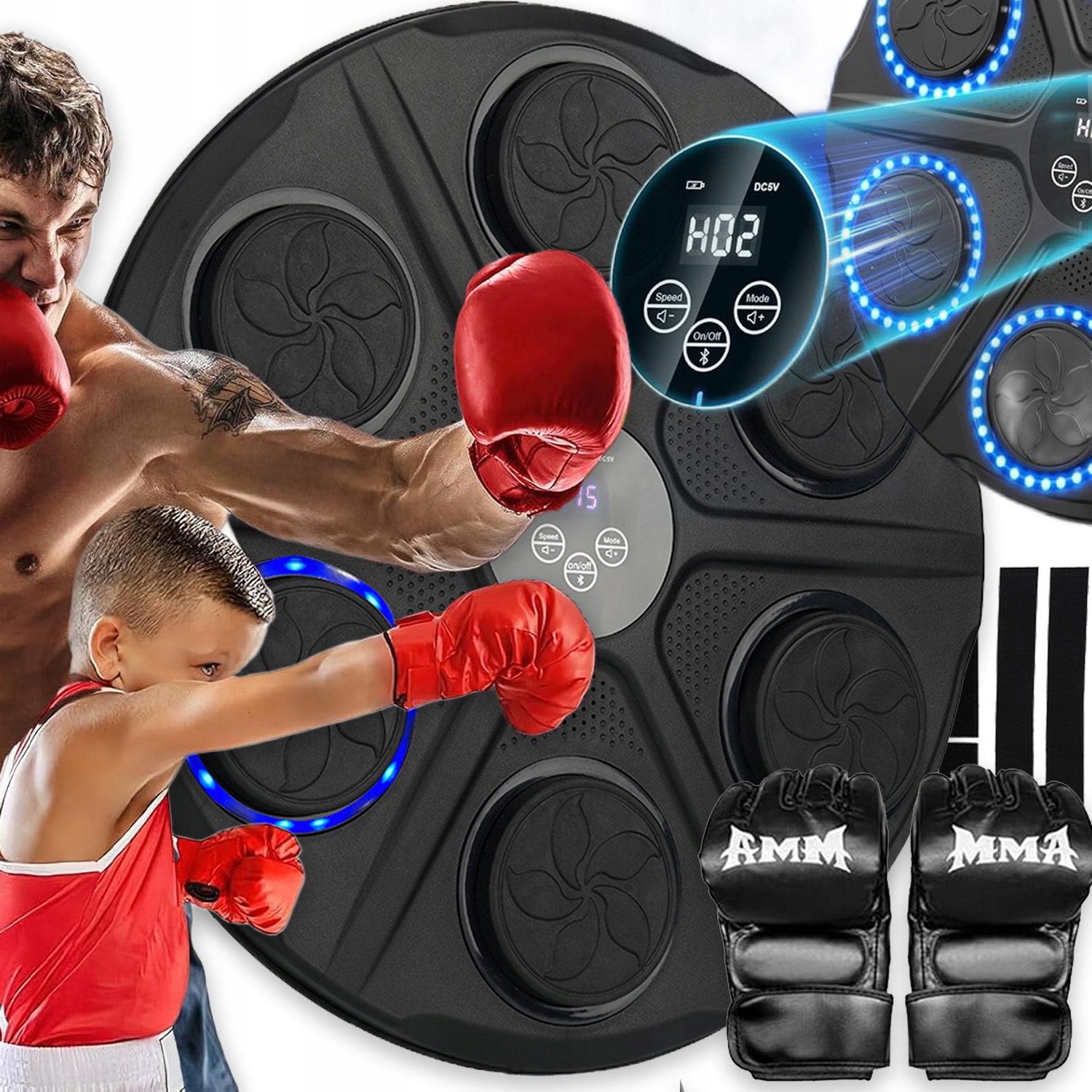 Hudební Boxovací Stroj Na Boxování, Tréninková Bluetooth Hra Pro Děti