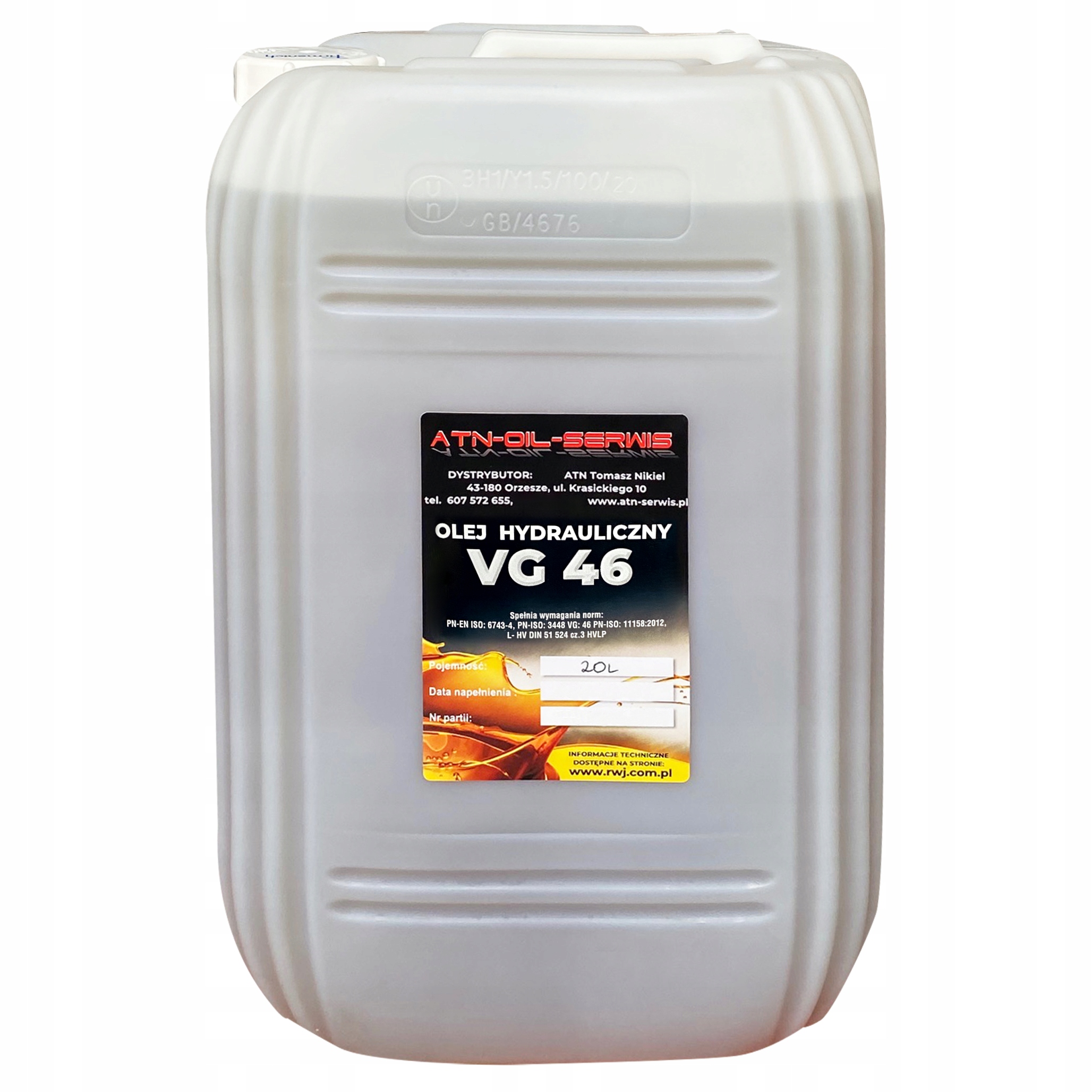 

Olej Hydrauliczny Vg 46 20 L