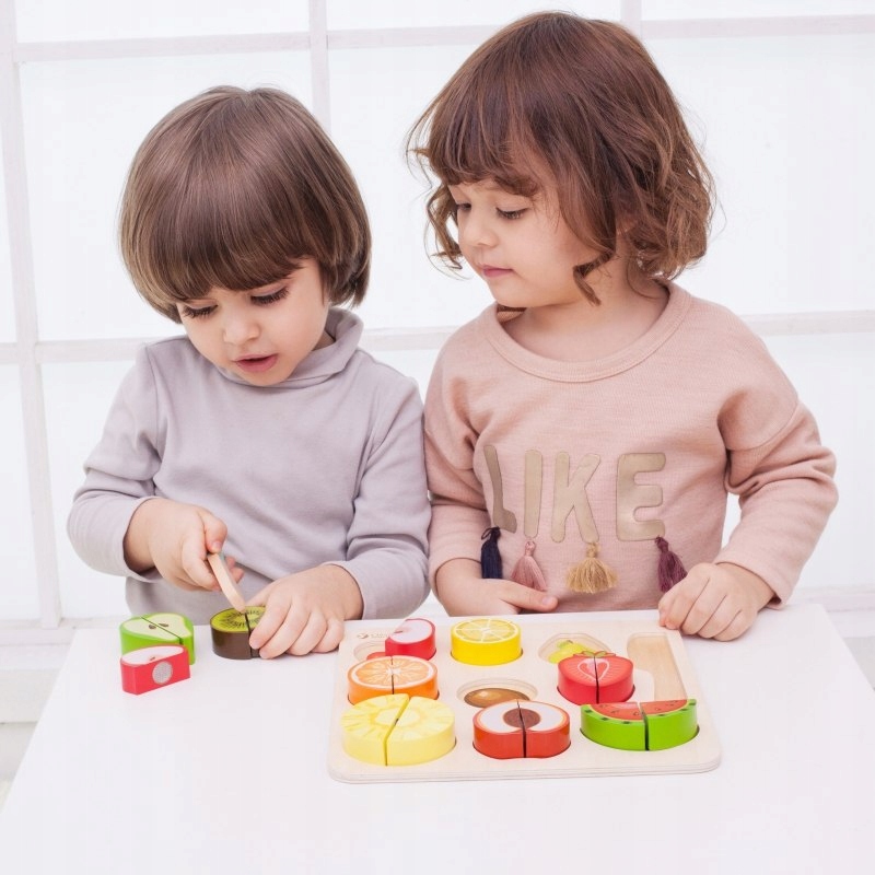 CLASSIC WORLD Zestaw do Krojenia Owoców na Rzepy MONTESSORI 20 el. Bohater brak