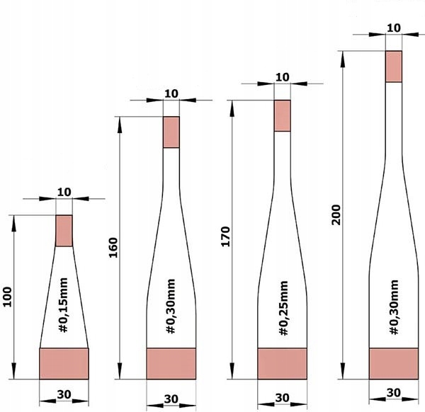 Wobbler plastikowy 170 mm, Kiwak 10 szt Stan opakowania oryginalne