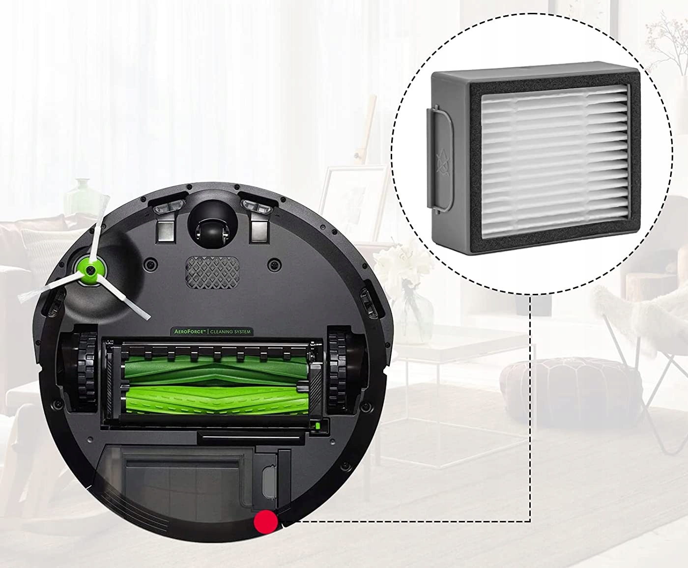6x Filtr do iRobot Roomba i3 i4 i5 i6 i7 e5 e6 j7 Kod producenta Filtr do iRobot Roomba i3 i4 i5 i6 i7 e5