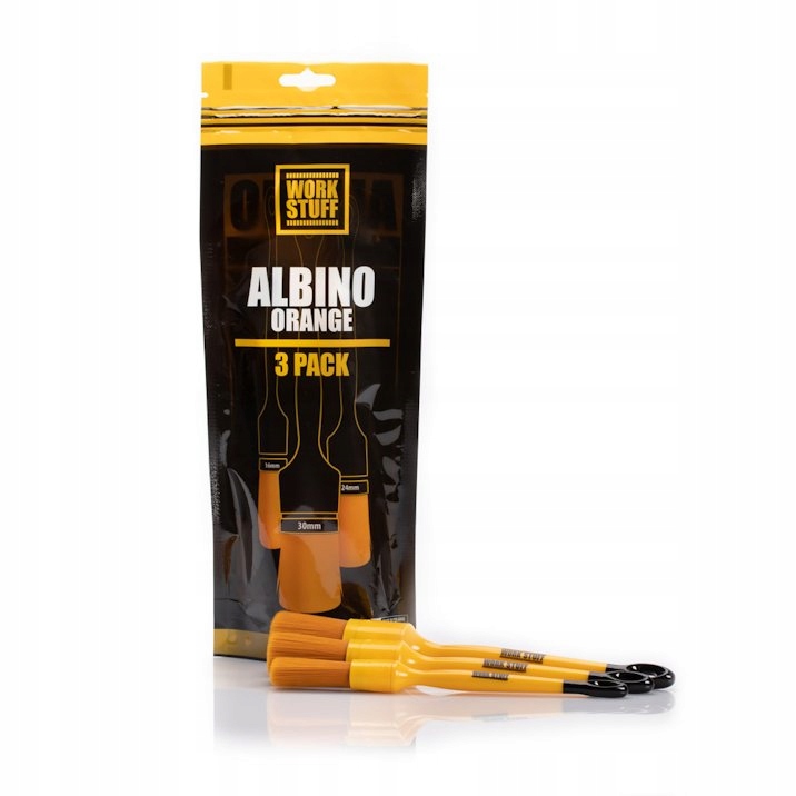 

Work Stuff Albino Orange 3 Pack zestaw pędzli Soft
