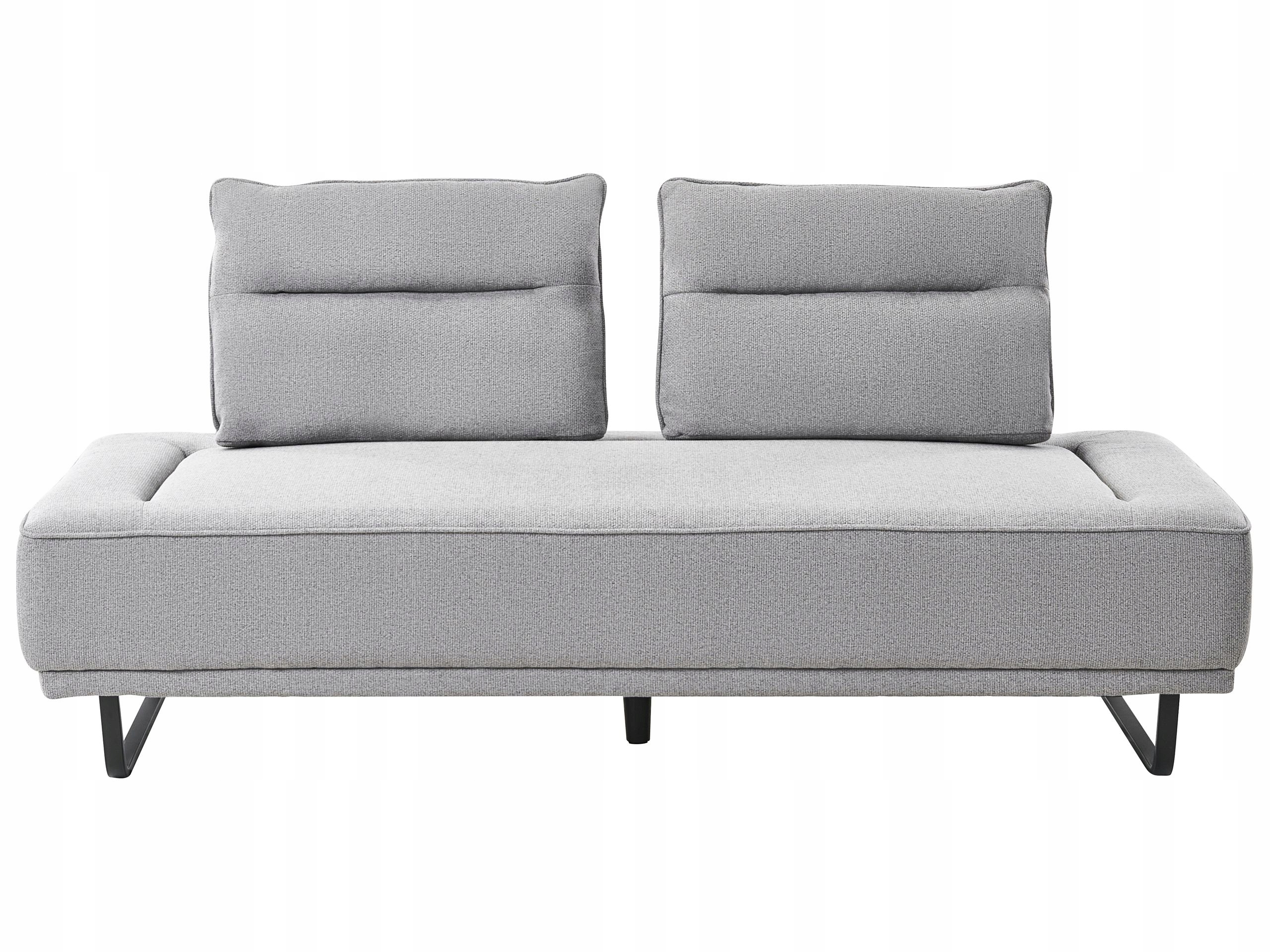 Sofa tapicerowana 2-osobowa szara