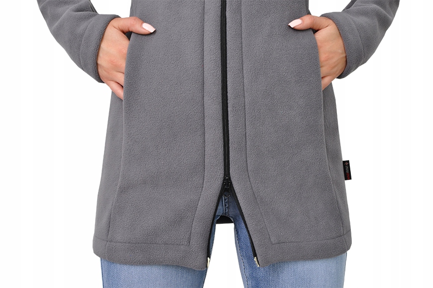 POLAR DAMSKI DŁUGI CIEPLUTKI - JAKOŚĆ!! 320g/m2-S Kolekcja PONENTE