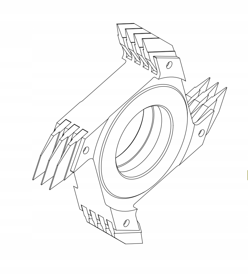 Faba Fréza nasazovací pro klínové spoje mikrozávěsy 140x40xH28,6 mm Z2+2