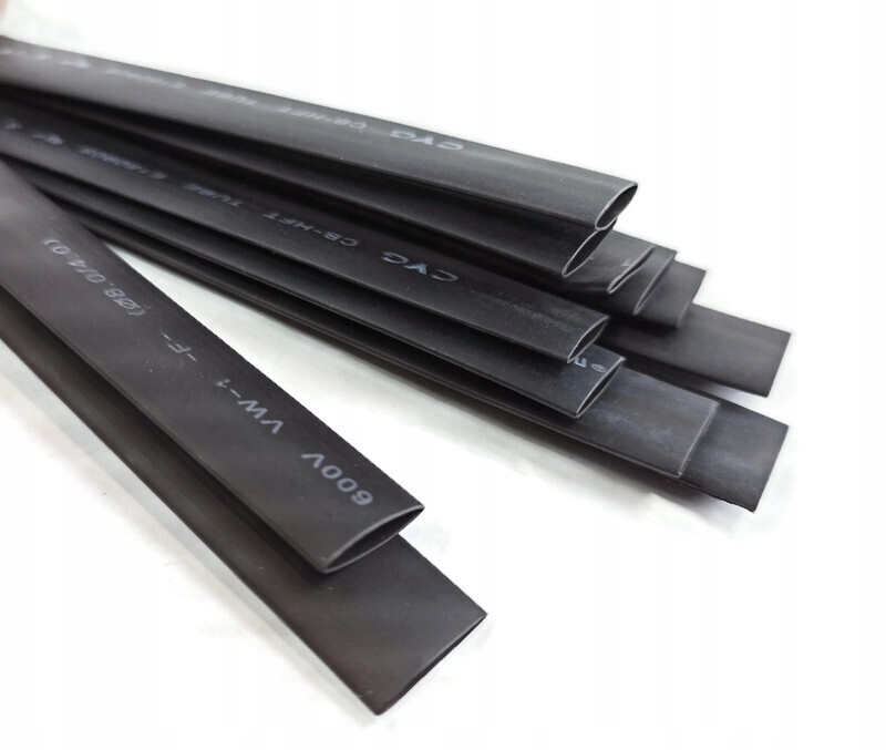 

Rurki termokurczliwe czarne 8 mm 1 metr