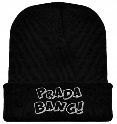 

Czapka Zimowa czarna 100% Akryl Podwójna Ciepła