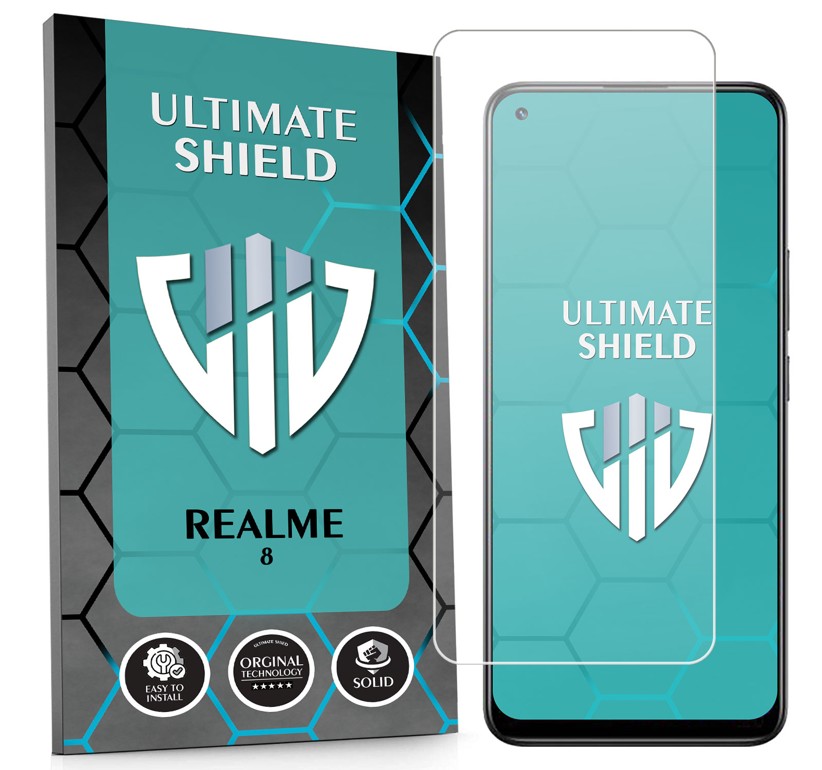 Sklo 3x Displej 7x Fotoaparát Objektiv Rychlé Pro Realme 8 Kvalita