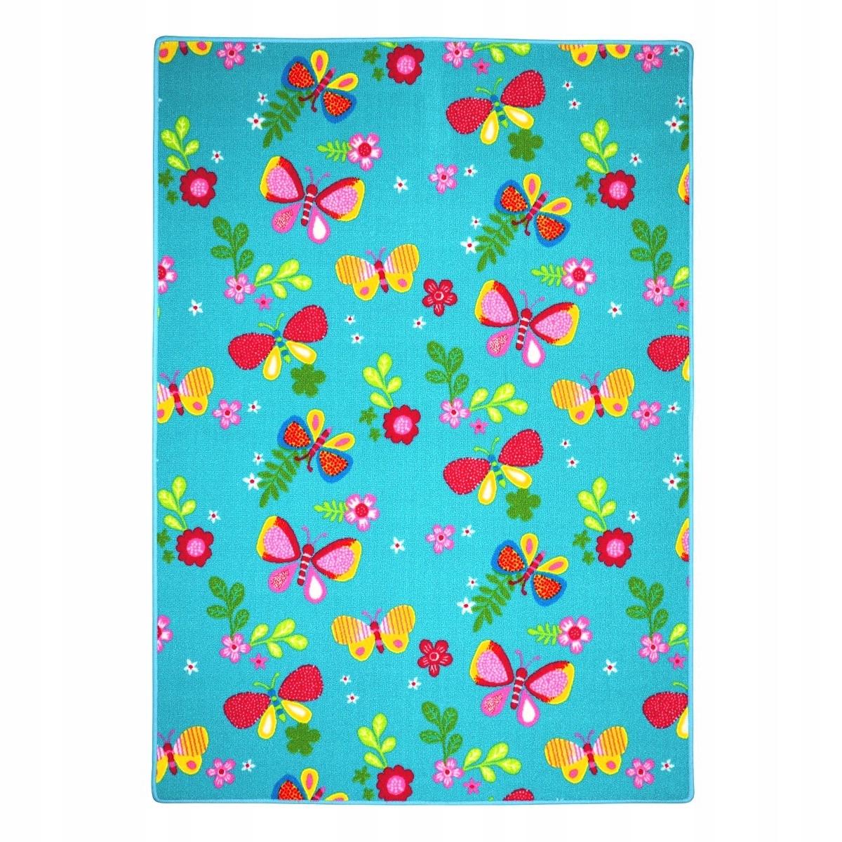160x240 Detský kusový koberec Motýlik 5271 modrý