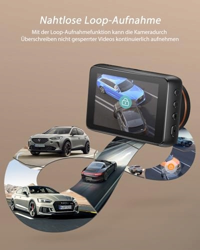 IZEEKER Kamera Samochodowa 4K 2160P 32GB Karta Tryb Nocny G-Sensor WDR — miniatura 6