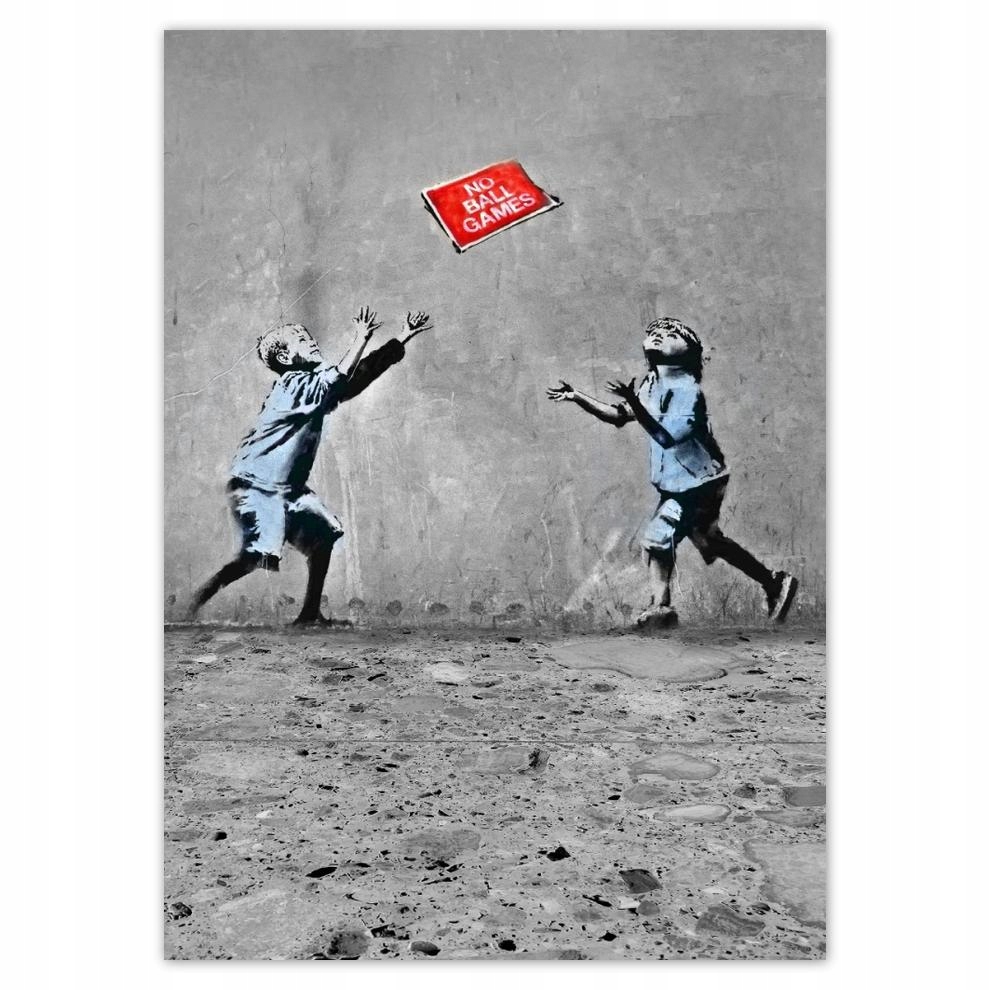 

Naklejki 50x70 Banksy No Ball Games