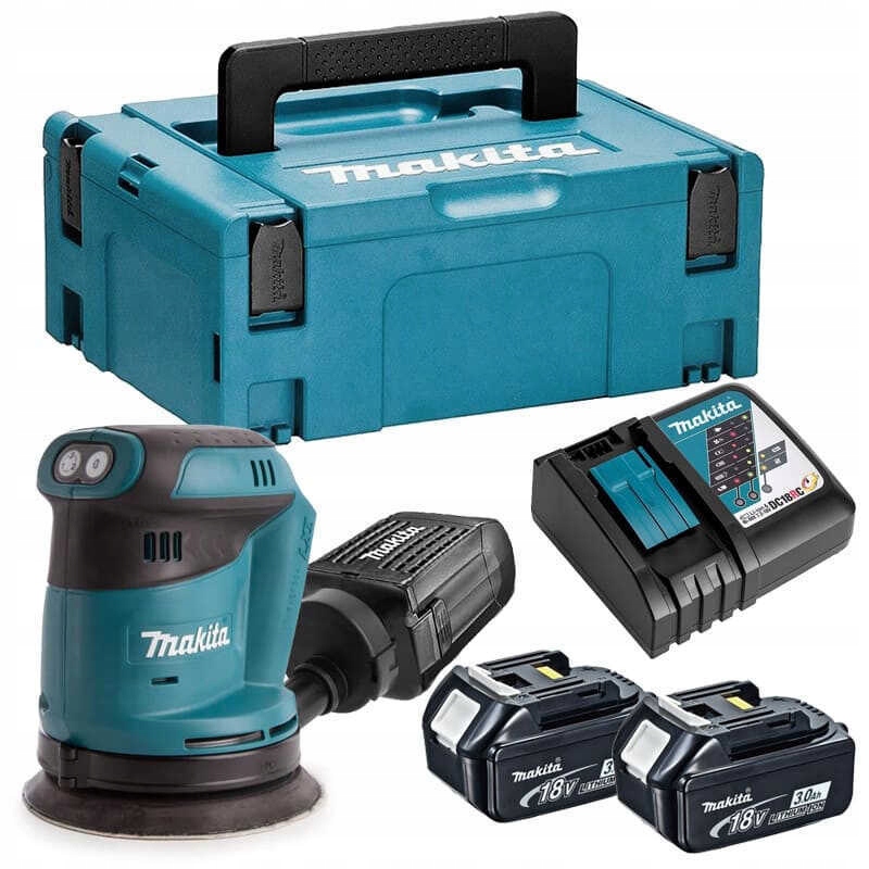 Makita DBO180RFJ Szlifierka MIMIŚRODOWA18V 2x3.0Ah Makpac