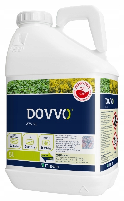 Dovvo 375 Sc 5L regulator pokroju fungicyd na rzepak prod.2026
